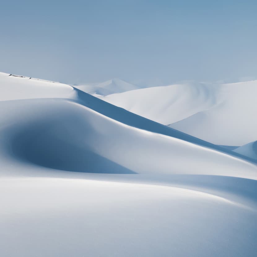 Snow hills